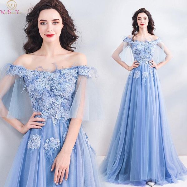 blue boat neck off the shoulder a-line women prom dresses 2019 formal party tulle evening gowns robe walk beside you1, White;black
blue boat neck off the shoulder a-line women prom dresses 2019 formal party tulle evening gowns robe walk beside you1, White;black