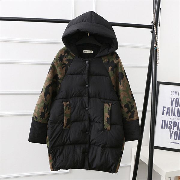 2021 new 7xl plus winter size jacket parka thicken female coat camouflage cotton jackets quilted parkas shelter mujer wxf647 nntn, Black
2021 new 7xl plus winter size jacket parka thicken female coat camouflage cotton jackets quilted parkas shelter mujer wxf647 nntn, Black