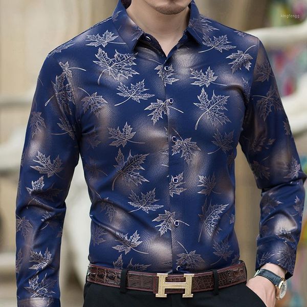 spring and autumn new men's fashion printing casual slim long-sleeved lapel shirt male social business formal blouse1, White;black
spring and autumn new men's fashion printing casual slim long-sleeved lapel shirt male social business formal blouse1, White;black