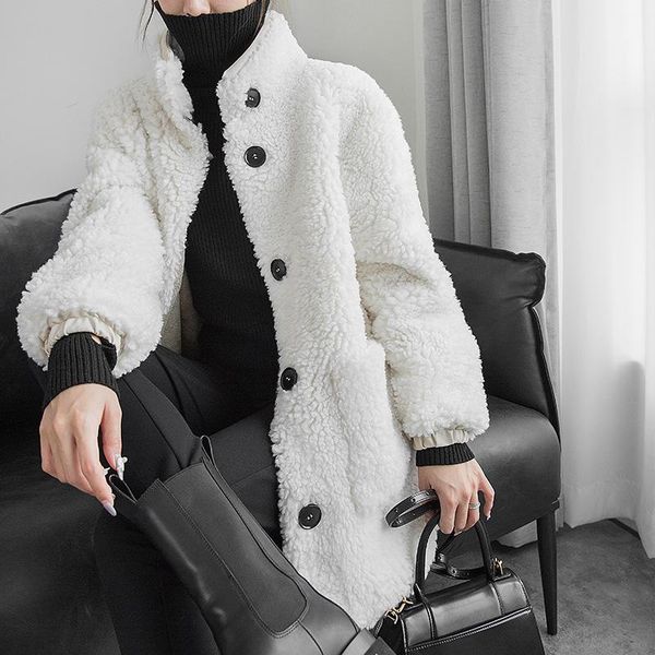 2020 winter thicken warm jacket coat women casual fashion lamb faux fur overcoat fluffy cozy loose outerwear female luxury, Black
2020 winter thicken warm jacket coat women casual fashion lamb faux fur overcoat fluffy cozy loose outerwear female luxury, Black