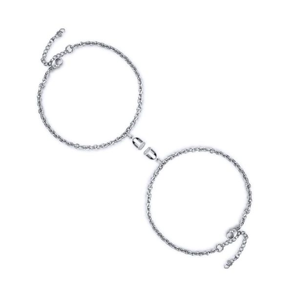 2pcs stainless steel love magnetic long distance bracelet kit lover jewelry, Golden;silver
2pcs stainless steel love magnetic long distance bracelet kit lover jewelry, Golden;silver