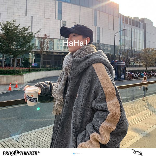 privathinker men's hooded warm parka 2020 winter new casual oversize coat korean streetwear thickened loose fashion coat c1115, Black;brown
privathinker men's hooded warm parka 2020 winter new casual oversize coat korean streetwear thickened loose fashion coat c1115, Black;brown