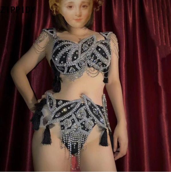 stage wear silver rhinestones black fringe bra short outfit set bar prom bikini women singer dancer evening, Black;red
stage wear silver rhinestones black fringe bra short outfit set bar prom bikini women singer dancer evening, Black;red