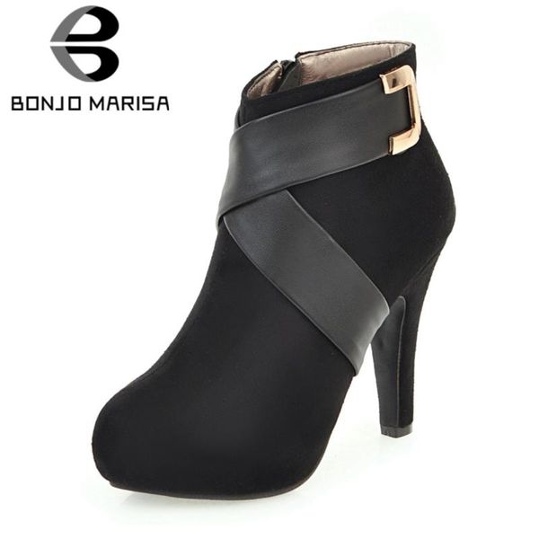 bonjomarisa brand elegant women strap ankle booties big size 34-43 high heels shoes woman spring winter party footwear, Black
bonjomarisa brand elegant women strap ankle booties big size 34-43 high heels shoes woman spring winter party footwear, Black