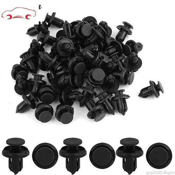 50pieces plastic rivet fastener fender retainer push clip 10mm hole for car 
50pieces plastic rivet fastener fender retainer push clip 10mm hole for car
