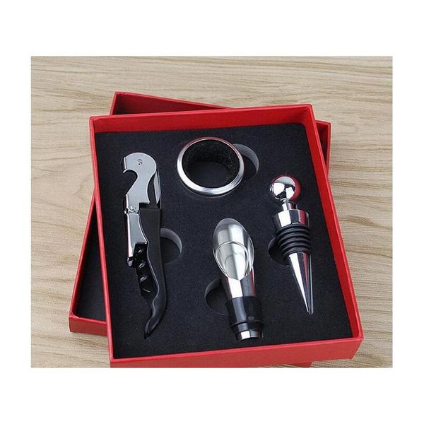 4 piece set stainless steel wine bottle opener set hippocampus knife ser pourer accessories home supplies bar counter tools
4 piece set stainless steel wine bottle opener set hippocampus knife ser pourer accessories home supplies bar counter tools
