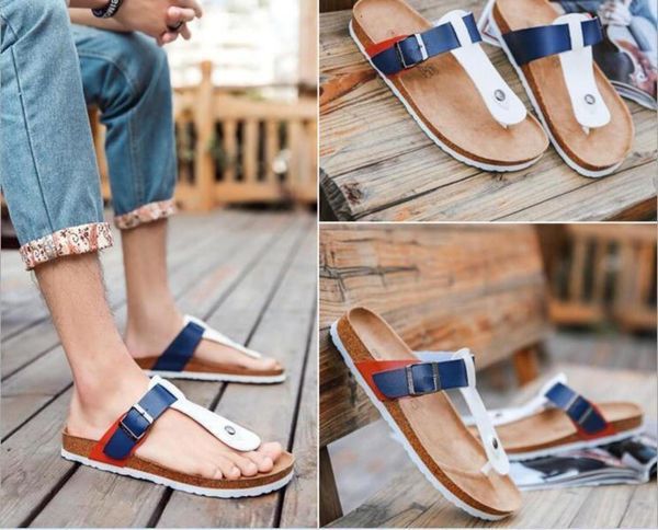 new slippers flat genuine leather cork slippers men women shoes plus size casual beach cowhide women flip flops shoes sandals, Black
new slippers flat genuine leather cork slippers men women shoes plus size casual beach cowhide women flip flops shoes sandals, Black