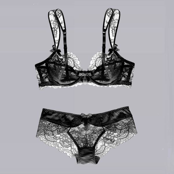 new ultra thin black lace floral lingerie push up bra brief set women bra and panty set backless underwear set bras c1211, Black;white
new ultra thin black lace floral lingerie push up bra brief set women bra and panty set backless underwear set bras c1211, Black;white
