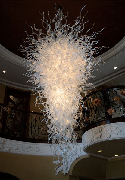 big l lobby glass chandelier chihuly style clear and white color custom size and shape
big l lobby glass chandelier chihuly style clear and white color custom size and shape