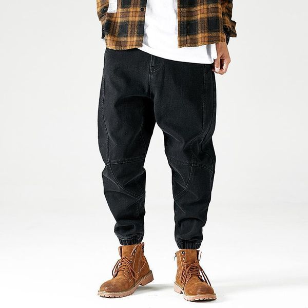 fashion streetwear men jeans loose fit spliced designer denim cargo pants homme black blue harem pants hip hop jeans men joggers1
fashion streetwear men jeans loose fit spliced designer denim cargo pants homme black blue harem pants hip hop jeans men joggers1