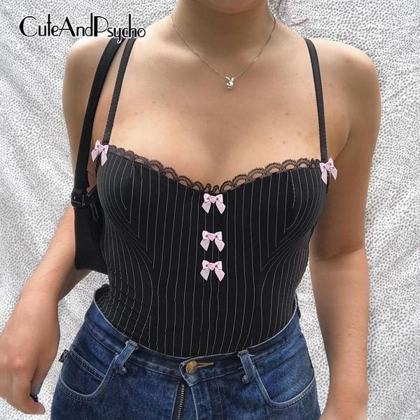 vintage pinstriped y2k corset women bow lace patchwork cute camisole harajuku sleeveless crop vest tees cuteandpsycho1, White
vintage pinstriped y2k corset women bow lace patchwork cute camisole harajuku sleeveless crop vest tees cuteandpsycho1, White