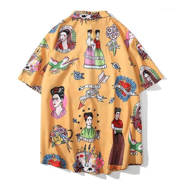 men's casual shirts 2021 mens shirt fashion summer men's print turn-down collar slim fit short sleeve 4@31, White;black
men's casual shirts 2021 mens shirt fashion summer men's print turn-down collar slim fit short sleeve 4@31, White;black