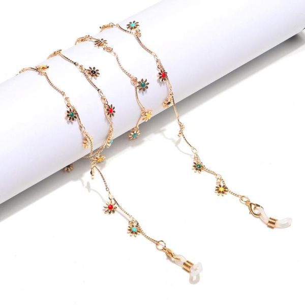 fashion enamel flower reading glasses chain for women eyeglass lanyard face mask holder straps eyewear retainer, Silver
fashion enamel flower reading glasses chain for women eyeglass lanyard face mask holder straps eyewear retainer, Silver