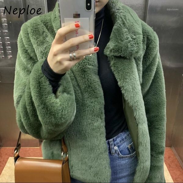neploe korean vintage elegant warm coats autumn winter chic turn-down collar loose long sleeve double pockets women jacket1, Black;brown
neploe korean vintage elegant warm coats autumn winter chic turn-down collar loose long sleeve double pockets women jacket1, Black;brown