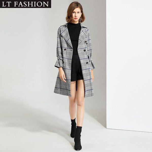 quality women's trench coat 2021 winter suit brought the new women's clothing grid coat long-sleeved waist trench, Tan;black
quality women's trench coat 2021 winter suit brought the new women's clothing grid coat long-sleeved waist trench, Tan;black