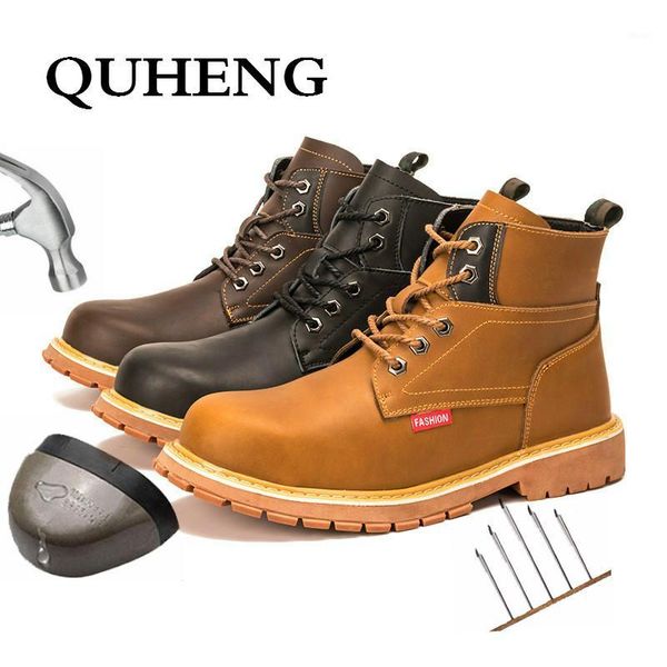 boots quheng puncture proof safety men's shoes wear-resisting portable industrial security steel toe comfortable work boots1, Black
boots quheng puncture proof safety men's shoes wear-resisting portable industrial security steel toe comfortable work boots1, Black