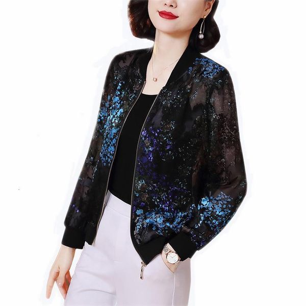 plue size 3xl bomber jacket women 2020 korea summer women print lace basic jacket thin female elegant jackets sunscreen clothing, Black;brown
plue size 3xl bomber jacket women 2020 korea summer women print lace basic jacket thin female elegant jackets sunscreen clothing, Black;brown