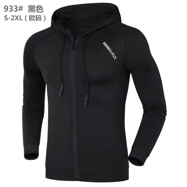 fitness elastic tights jacket men's outdoor exercise hooded cardigan running windbreaker quick drying, Gray
fitness elastic tights jacket men's outdoor exercise hooded cardigan running windbreaker quick drying, Gray