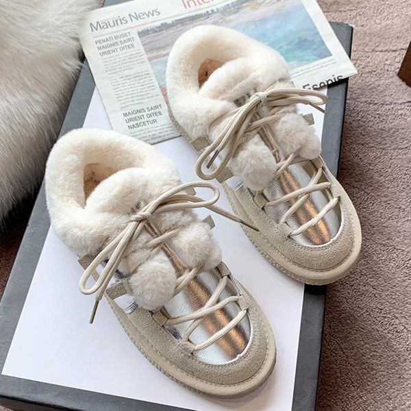 2021 new lace-up furry women's boots winter warm shoes thick plush shoes non slip platform ankle boots slip-on snow1, Black
2021 new lace-up furry women's boots winter warm shoes thick plush shoes non slip platform ankle boots slip-on snow1, Black