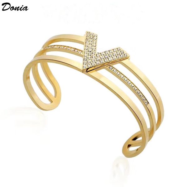 donia jewelry party gift letter jewelry bracelet micro inlaid zircon european and american popular adjustable bracelet personality opening b, Black
donia jewelry party gift letter jewelry bracelet micro inlaid zircon european and american popular adjustable bracelet personality opening b, Black