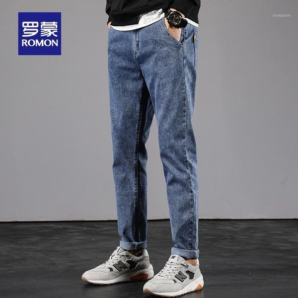 romon 2020 autumn&winter thick men's korean style fashion all-match casual slim fit jeans 6k0806161, Blue
romon 2020 autumn&winter thick men's korean style fashion all-match casual slim fit jeans 6k0806161, Blue