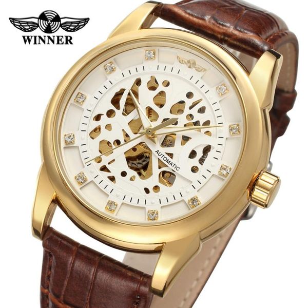 wristwatches luxury gold color alloy case skeleton white dial brown genuine strap reloj hombre winner men's watch brand /wrg8097m3g1, Slivery;brown
wristwatches luxury gold color alloy case skeleton white dial brown genuine strap reloj hombre winner men's watch brand /wrg8097m3g1, Slivery;brown