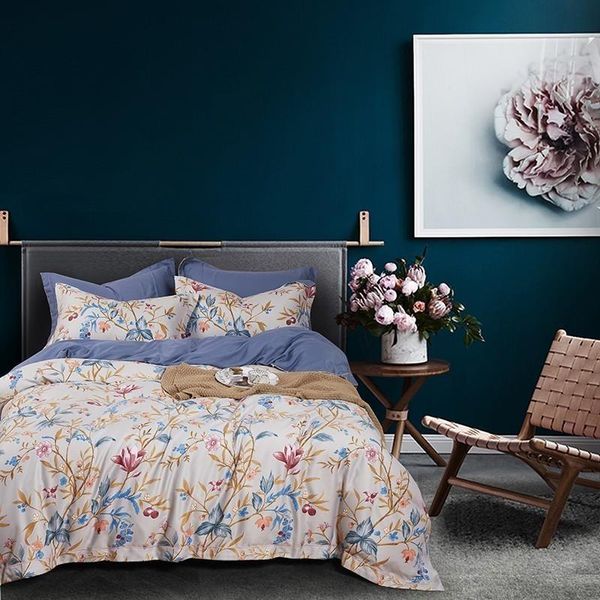 bedding sets 4pcs duvet cover set 100% cotton full size floral tree birds 1duvet with zipper 1bed sheet 2 pillowcases
bedding sets 4pcs duvet cover set 100% cotton full size floral tree birds 1duvet with zipper 1bed sheet 2 pillowcases