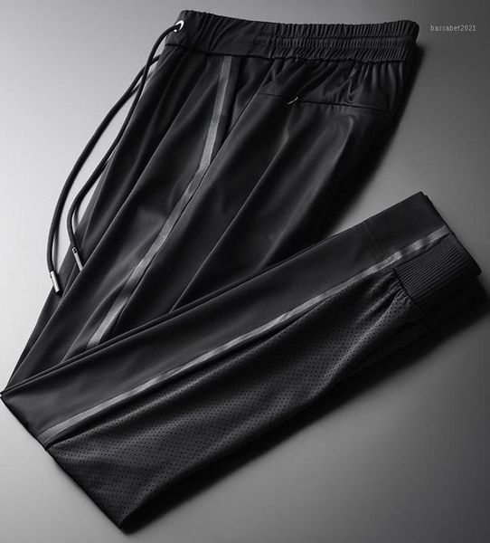 men's pants summer mens luxury black silky fabric back laser punch casual men's trousers plus size 4xl elastic waist sport pant1
men's pants summer mens luxury black silky fabric back laser punch casual men's trousers plus size 4xl elastic waist sport pant1