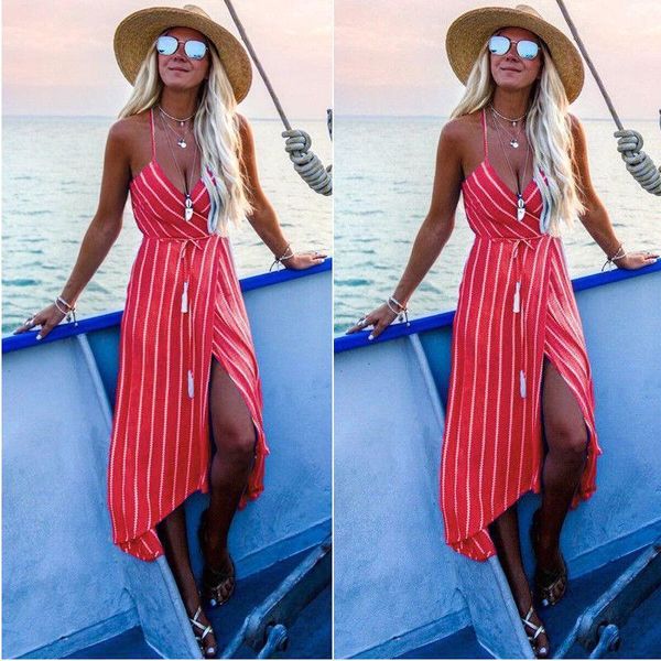 women dress boho v-neck bodycon casual party evening long maxi dress sundress summer dress fashion sleeveless dresses vestidos, Black;gray
women dress boho v-neck bodycon casual party evening long maxi dress sundress summer dress fashion sleeveless dresses vestidos, Black;gray