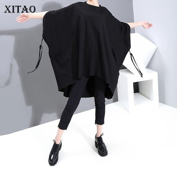 xitao europe loose plus size black asymmetry batwing sleeve tee pullover design casual 2020 summer women t shirt fashion dmy52041, White
xitao europe loose plus size black asymmetry batwing sleeve tee pullover design casual 2020 summer women t shirt fashion dmy52041, White