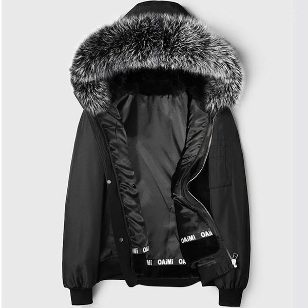 real fur coat winter jacket men real fur liner parka men raccoon collar warm sport jacket plus size erkek mont my1, Black
real fur coat winter jacket men real fur liner parka men raccoon collar warm sport jacket plus size erkek mont my1, Black