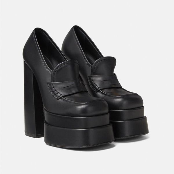 2022 new women ladies leather super 15cm high heel dress shoes 4.5cm platform pumps round toe sheepskin polyurethane bottom dance party wedd, Black
2022 new women ladies leather super 15cm high heel dress shoes 4.5cm platform pumps round toe sheepskin polyurethane bottom dance party wedd, Black