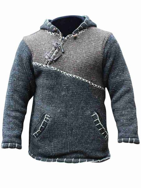 2021 autumn and winter cross-border mens casual patchwork sweater long sleeve with color matching hat sweater hooded sweater, White;black
2021 autumn and winter cross-border mens casual patchwork sweater long sleeve with color matching hat sweater hooded sweater, White;black