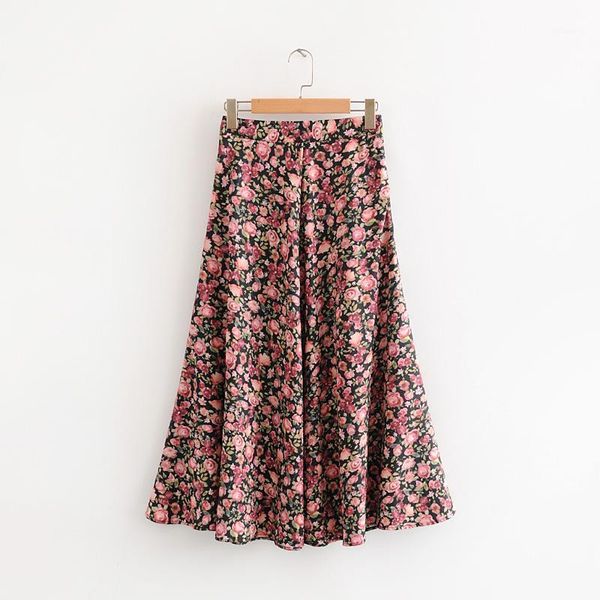 women skirt spring 2020 new fashion vintage floral prints modern lady long skirts1, Black
women skirt spring 2020 new fashion vintage floral prints modern lady long skirts1, Black