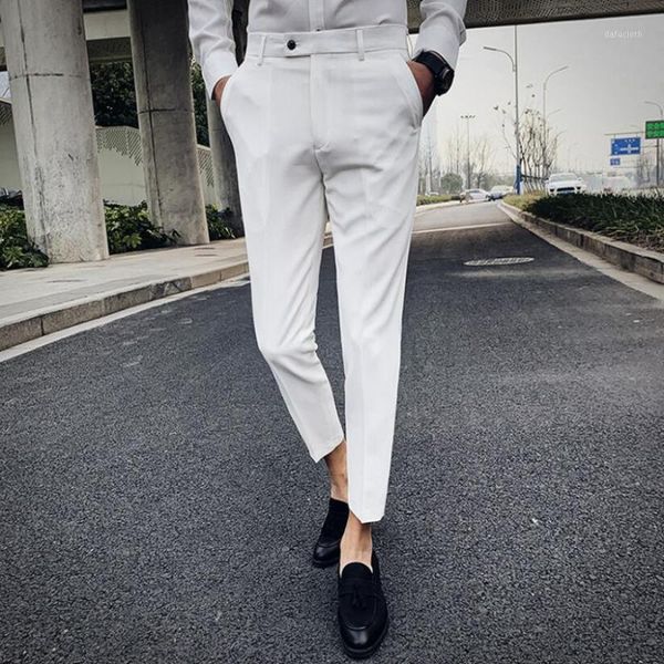 2019 new men's fashion solid color stripes boutique sina wedding dress formal suit pants / mens casual business trousers1, White;black
2019 new men's fashion solid color stripes boutique sina wedding dress formal suit pants / mens casual business trousers1, White;black