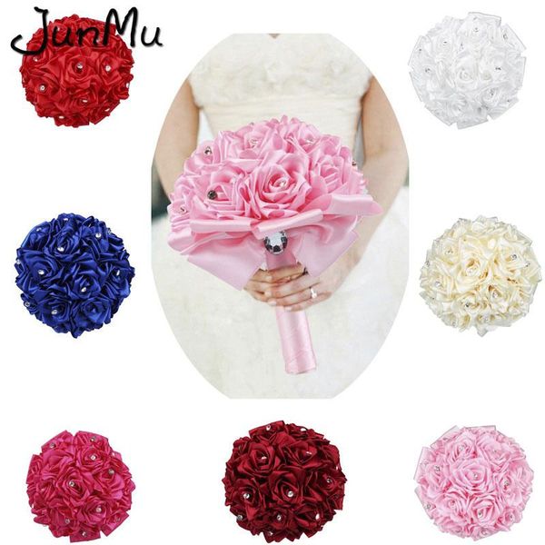 handmade bouquet artificial satin rose flower posy rhinestone wedding bouquet bridal bridesmaid wedding decorations
handmade bouquet artificial satin rose flower posy rhinestone wedding bouquet bridal bridesmaid wedding decorations