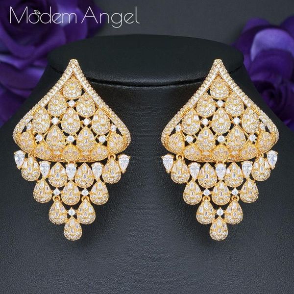 modemangel luxury sun flower shape long hoop earrings cubic zirconia women wedding dress big earrings bijoux fashion jewelry, Silver
modemangel luxury sun flower shape long hoop earrings cubic zirconia women wedding dress big earrings bijoux fashion jewelry, Silver