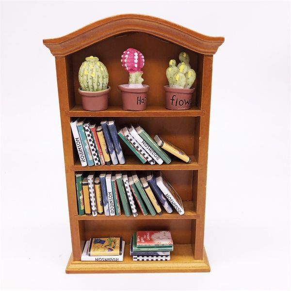 1: 12 dollhouse pocket furniture bookcase ob11 bookshelf handmade design crsm