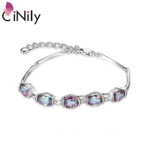 cinily rainbow mystic stone adjustable half bracelets & bangles solid silver plated vintage luxury jewelry gifts for woman 201211, Black
cinily rainbow mystic stone adjustable half bracelets & bangles solid silver plated vintage luxury jewelry gifts for woman 201211, Black