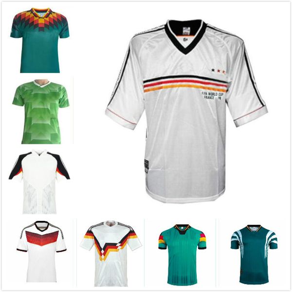 1988 1990 retro soccer jerseys 1994 futbol camisa deutschland home klinsmann matthias 88 90 94 away classic 1996 2014 football shir, Black;yellow
1988 1990 retro soccer jerseys 1994 futbol camisa deutschland home klinsmann matthias 88 90 94 away classic 1996 2014 football shir, Black;yellow