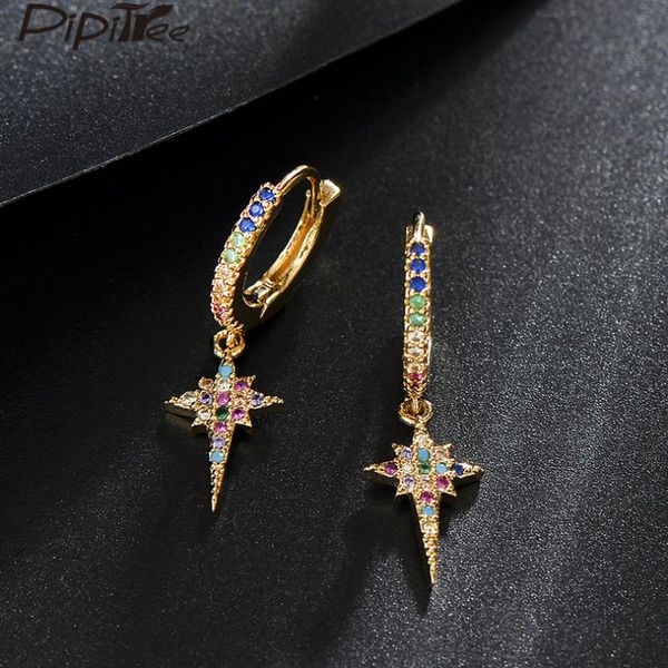 dangle & chandelier pipitree easy wear star charm drop earrings gold color cubic zirconia crystal women punk party jewelry, Silver
dangle & chandelier pipitree easy wear star charm drop earrings gold color cubic zirconia crystal women punk party jewelry, Silver
