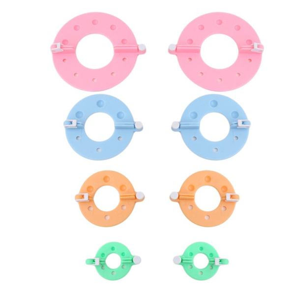 1 set wool fashion pom maker fluff ball weaver needle knitting tool plastic 8 pcs(4 pairs) knitting wool tools pc993417, Black
1 set wool fashion pom maker fluff ball weaver needle knitting tool plastic 8 pcs(4 pairs) knitting wool tools pc993417, Black