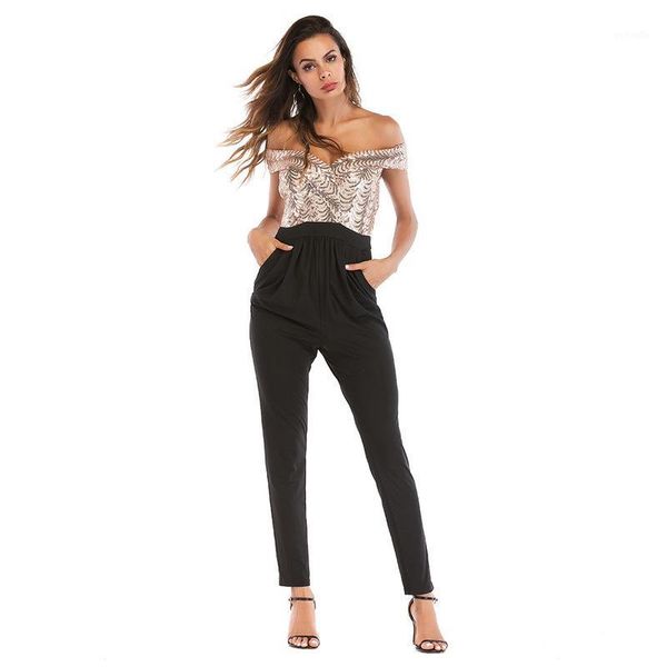 muxu jumpsuit combinaison femme summer sequin bodysuit europe and the united states jumpsuits rompers backless body femme 20181, Black;white
muxu jumpsuit combinaison femme summer sequin bodysuit europe and the united states jumpsuits rompers backless body femme 20181, Black;white