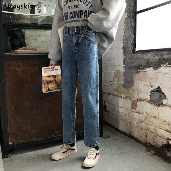 jeans women full length aesthetic high waist loose neutral design ulzzang spring female harajuku trousers simple all-match teens, Blue
jeans women full length aesthetic high waist loose neutral design ulzzang spring female harajuku trousers simple all-match teens, Blue