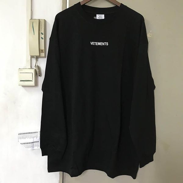 embroidery loog sleeve t shirt vetements men women oversized hip hop cotton street wear vetements black white red t shirts, White;black
embroidery loog sleeve t shirt vetements men women oversized hip hop cotton street wear vetements black white red t shirts, White;black