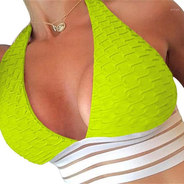 gym clothing 2021 halter women sports bra push up running underwear yoga fitness contrast shirts athletic vest1, White;black
gym clothing 2021 halter women sports bra push up running underwear yoga fitness contrast shirts athletic vest1, White;black