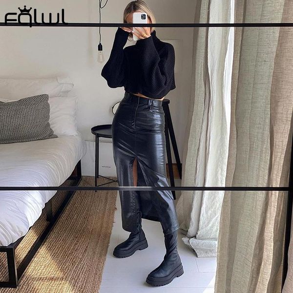 skirts fqlwl high waist skinny split midi skirt women black bodycon wrap pencil ladies faux pu leather autumn winter
skirts fqlwl high waist skinny split midi skirt women black bodycon wrap pencil ladies faux pu leather autumn winter