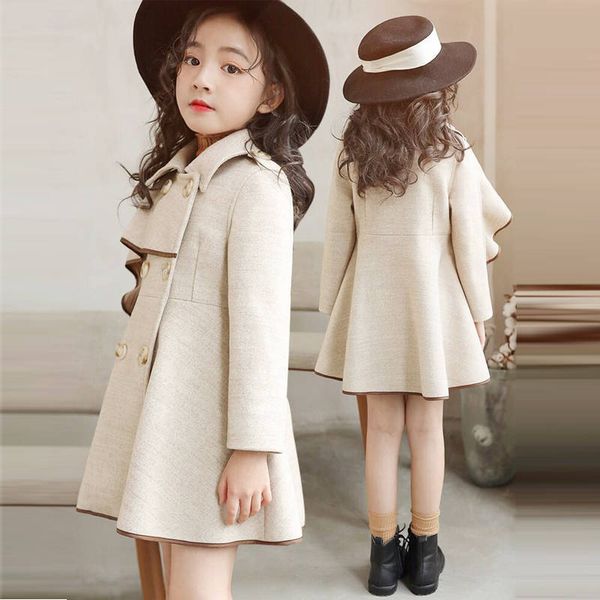 girl's woolen coat jacket autumn and winter new korean version of the big boy long section plus velvet thick woolen coat lj200826, Blue;gray
girl's woolen coat jacket autumn and winter new korean version of the big boy long section plus velvet thick woolen coat lj200826, Blue;gray