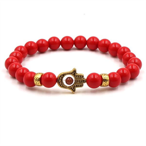 head chakra charm bead bracelet fatima buddha dumbbells bracelets, Black
head chakra charm bead bracelet fatima buddha dumbbells bracelets, Black