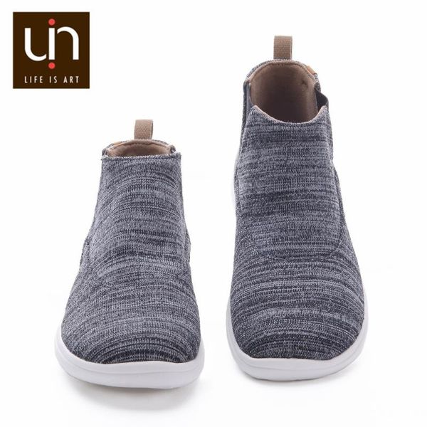 uin tengwu series warm knitted boots women autumn/winter ankle boots slip-on casual flat shoes ladies pink/grey color, Black
uin tengwu series warm knitted boots women autumn/winter ankle boots slip-on casual flat shoes ladies pink/grey color, Black